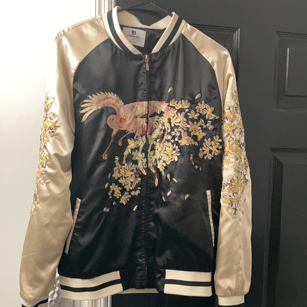 Standard issue varsity jacket